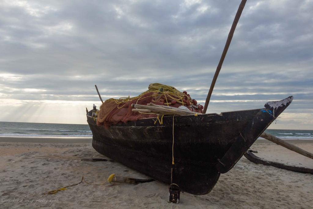Pele'S Windsong Wood Cottage On The Beach Benaulim Bagian luar foto